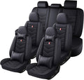 Car Seat Cover 7 Seats for Hyundai Palisade 2020-2025, Durable Wear Resistant Waterproof Sport Seat Cover, Breathable No Odor Premium Leather Vehicle Seat Covers.(Luxury,Black)