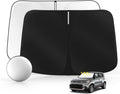 Windshield Sun Shade for Kia Soul 2014-2019 Foldable Sunshade Custom Fit Front Window Car Interior Accessories Protector Blocks UV Rays