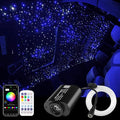 AMKI Mini 6W Starlight Headliner Kit Mixed430pcs 9.8ft,Twinkle+Sound Activated Fiber Optic Light 4Lamp Beam Starlight Box APP/Remote Control for Car Home Star Ceiling Decoration
