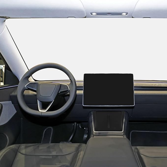 Wireless Charging Pad for Center Console Mat Nonslip Silicone Phone Accessory for Car Interior