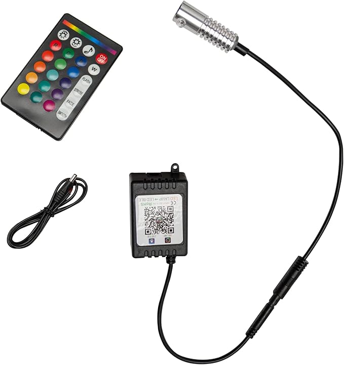 ORACLE LIGHTING ColorSHIFT LED Fiber Optic Dash Kit | Multiple Color Light Head, 1 Piece with Controller, Part # 4231-333-1