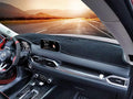 Beerte Black Car Dashboard Center Console Cover Protector Sunshield Cover Dash Mat Pad for Mazda CX5 2017-2025 2026 (Polyester)