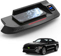 Wireless Car Charger for Ford Mustang 2015 2016 2017 2018 2019 2020 Center Console Accessory Panel, 15W Fast Charging Phone Charger Pad with QC3.0 USB Port for iPhone Galaxy Any Qi Phone