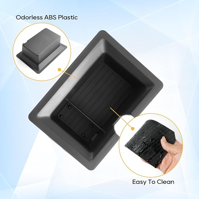 LFOTPP Center Console Organizer Tray for 2025 2026 K5 (LXS/GT-Line/GT/EX), Armrest Storage Box Insert, OEM Fit, Non-Slip Waterproof Center Car Interior Accessory - Black