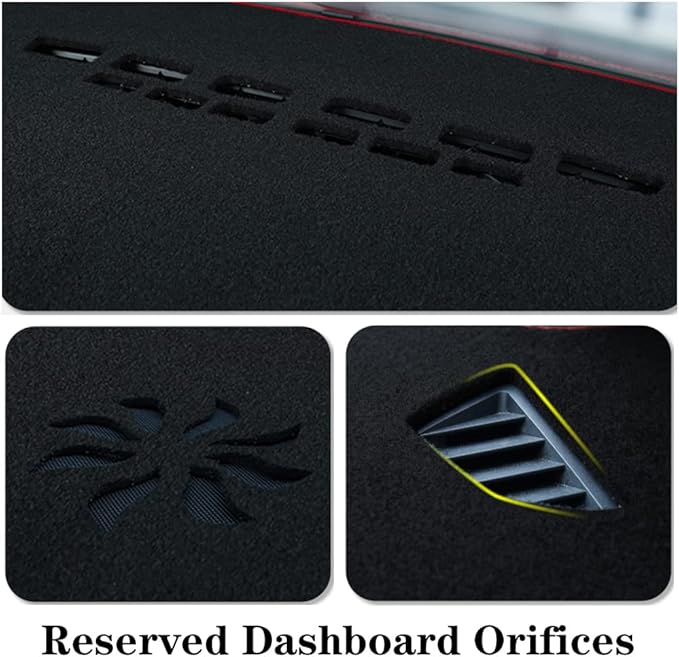 Dashboard Cover for 2011-2014 Ford Edge,Polyester Dash Covers mat,Car Dash Board Protecter Cover,Interior Dash Covers Pads,Blue
