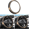 LoyaForba Car Steering Wheel Cover, Universal 14.5-15 Inch, Soft Anti-Slip Neoprene Protector for Steering Wheel, Breathable Odorless and Elastic Stretch, Car Accessory for SUV, Van, Truck (Beige)
