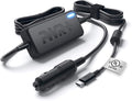 USB-C CAR Charger for Dell Latitude 3410 3510 3540 3550 5320 5420 5430 5440 5530 5540 5550 7320 7420 7430 7440 7450 Pro Rugged 14 16 Plus Laptop DC Adapter - UL Safety, Long Power Cord, Fast Charge