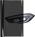 Lypumso 16 x 60 Inches Deep Black Headlight Taillight Car Tint Vinyl Film, Self Adhesive Fog Lights Sticker Sheet Roll for Car Lights Cover Protection
