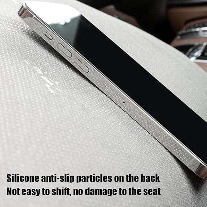 Car Seat Cushion, 2025 New Skin-Friendly Leather Seat Cushions, Skin-Friendly Leather Seat Cushions, Front Bottom and Rear Seat Cushions for Auto Office (Black 1set)