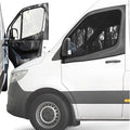 Living in a Bubble Magnetic Bug Screen for Front Doors (Pair), Universal Size for Sprinter, Metris, Ford Transit, and Other Vans & Cars - Car Living Essentials & Van Life Accessories