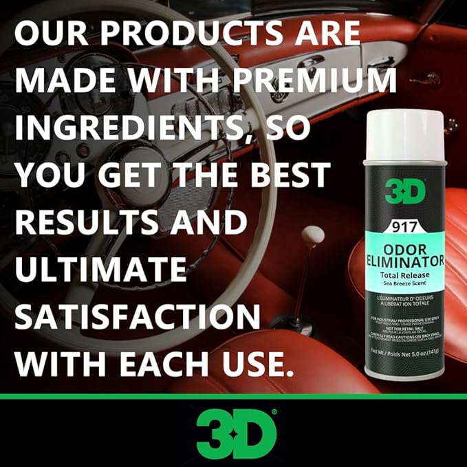 3D Odor Eliminator Total Release Fogger, Powerful Air Freshener and Odor Control, Aerosol Bomb Neutralizes Unwanted Smells in Home Office RV, Cucumber Melon Scent, 5 oz