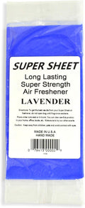 Super Sheet Small (7.5"x3.75") Under Seat Car Air Freshener (Lavender)