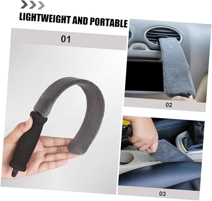 Cabilock 4pcs Car Cleaning Brush Mini Duster for Automotive Detailing Soft Bristles for Car Interior Dust Removal Compact Outlet Brush for Tight Spaces