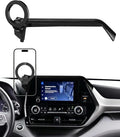 PZK Car Phone Mount for 2020-2025 2026 Toyota Highlander L/LE/Hybrid XLE Nightshade Accessories 8-inch Screen Compatible with Magsafe Phone Holder 360° Rotation Not Affect Vent (Not fit 12.3 inch)