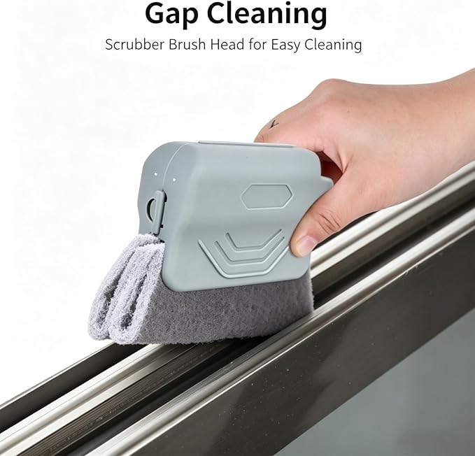 2026 New Magic Window Track Cleaner, Window Groove Cleaning Brush Tools Set, for Cleaning Tile Grout, Louver Blades, Car Air Conditioning Vents, and Narrow Gaps (6pcs Mix)