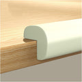 XPLKQXE Sharp Edge Safety Corner Edge Foam Padding, Edge Guards Bumpers Adhesive, Edge Corner Protector Guards for Table Edges & Sharp Corners(White-A,10pcs)