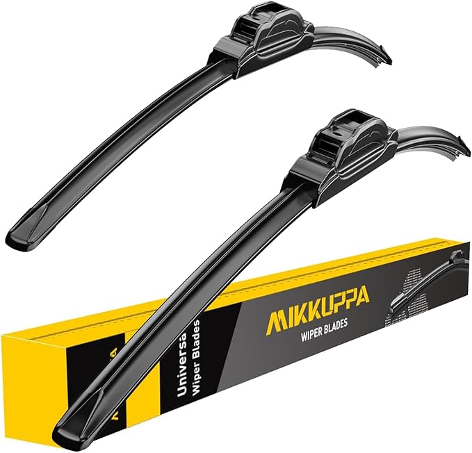 MIKKUPPA 18"+18" Front Wiper Blades, Replacement for 1983-2012 Ford Ranger, 2006-2010 Jeep Commander - All Season Windshield Wiper Blades, Pack of 2