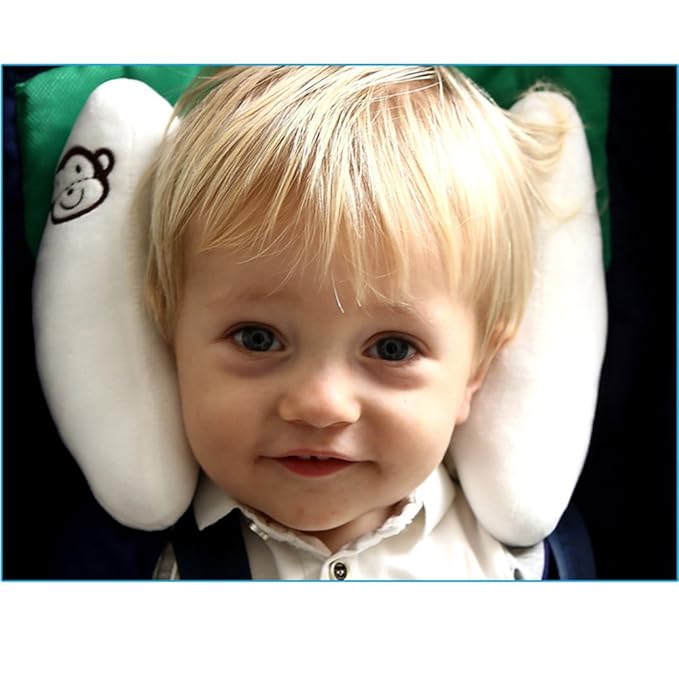 Adjustable Infants and Baby Neck Head Support,U-Shape Children Travel Pillow Cushion for Car Seat,Offers Protection Safety for Kids