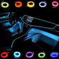 ABALDI El Wire Neon Light, Car Interior LED Lights for Xmas Halloween Christmas Car Interior Decoration(3m/9ft,Ice Blue)