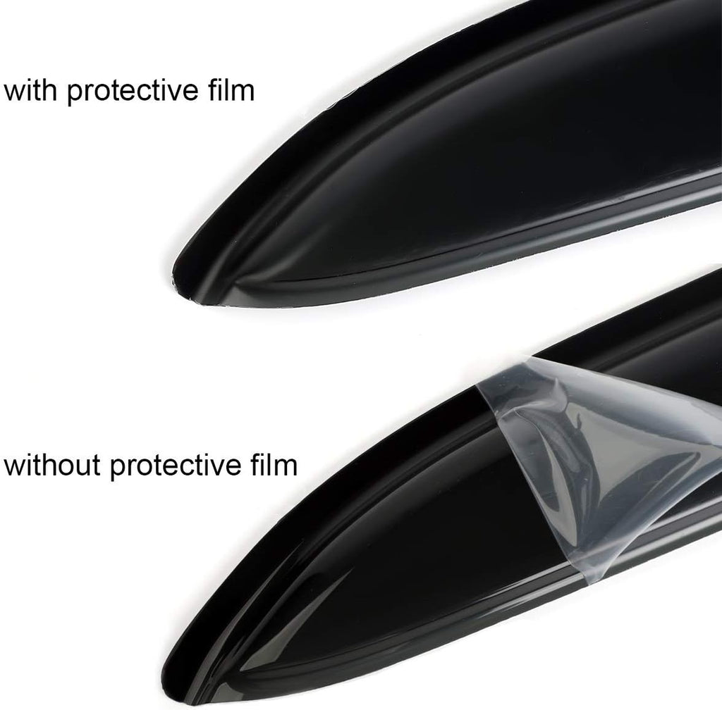 4pcs Original Shatterproof Rainproof Outside Mount Style Side Wind Deflectors for Explorer 20-25,Sun Rain Guards,Nice Looking Vent Window Visors Fit for Ford Explorer 2020-2025 94332