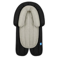 COOLBEBE Upgraded 2-in-1 Babybody Supports for Newborn Infant - Extra Soft Breathable Car Seat Insert Cushion Pad, Perfect for Carseat, Stroller, Swing, Bouncer, Black