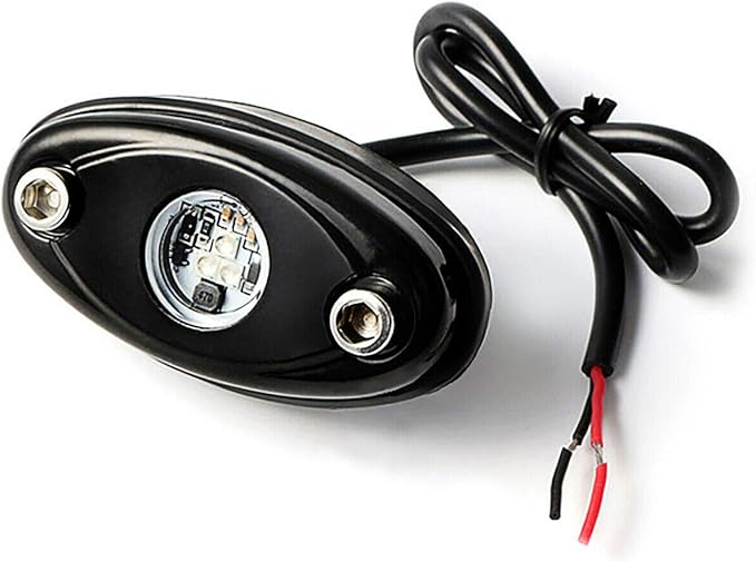6 Pods LED Rock Lights for Jeep ATV UTV SUV Off Road Wheeler Truck Boat Underbody Glow Trail Rig Lighting Lamp Underglow LED Neon Lights Bright Reverse Waterproof 12V-24V - White