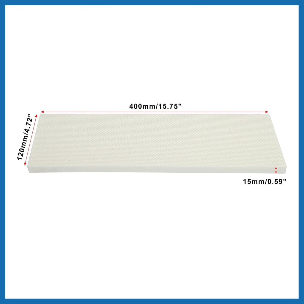 400x120x15mm 4pcs Car Garage Wall Guard Door Bumper Protector Anti Collision Water Resistance White Item Replacement