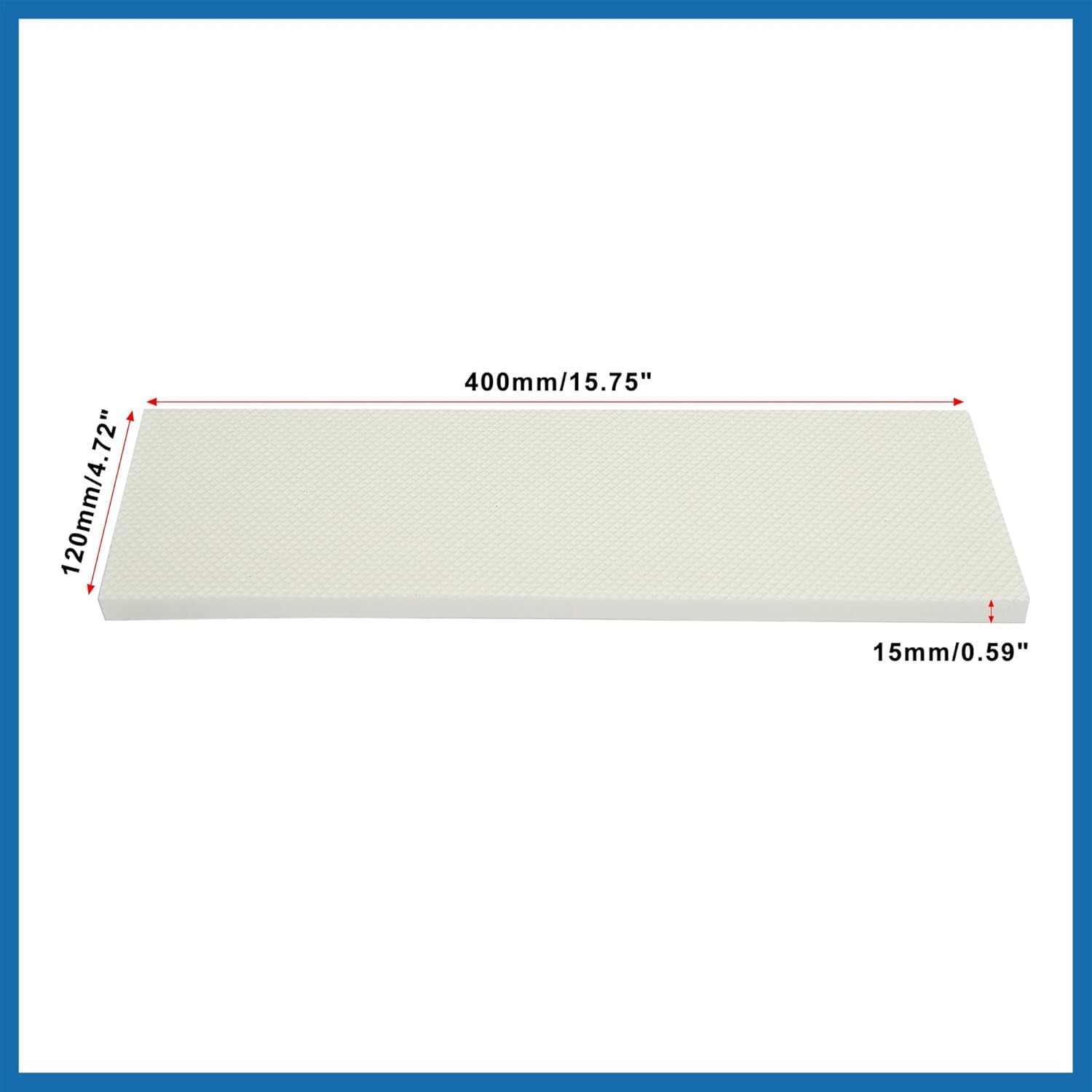 400x120x15mm 4pcs Car Garage Wall Guard Door Bumper Protector Anti Collision Water Resistance White Item Replacement