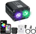 AKEPO 20W Dual-Head Dual-Color Fiber Optic Light Source, Twinkle+APP Control + Same or Different Color + Music Activated+28-Key Remote for Car Headliner Star Home Star Ceiling Kit