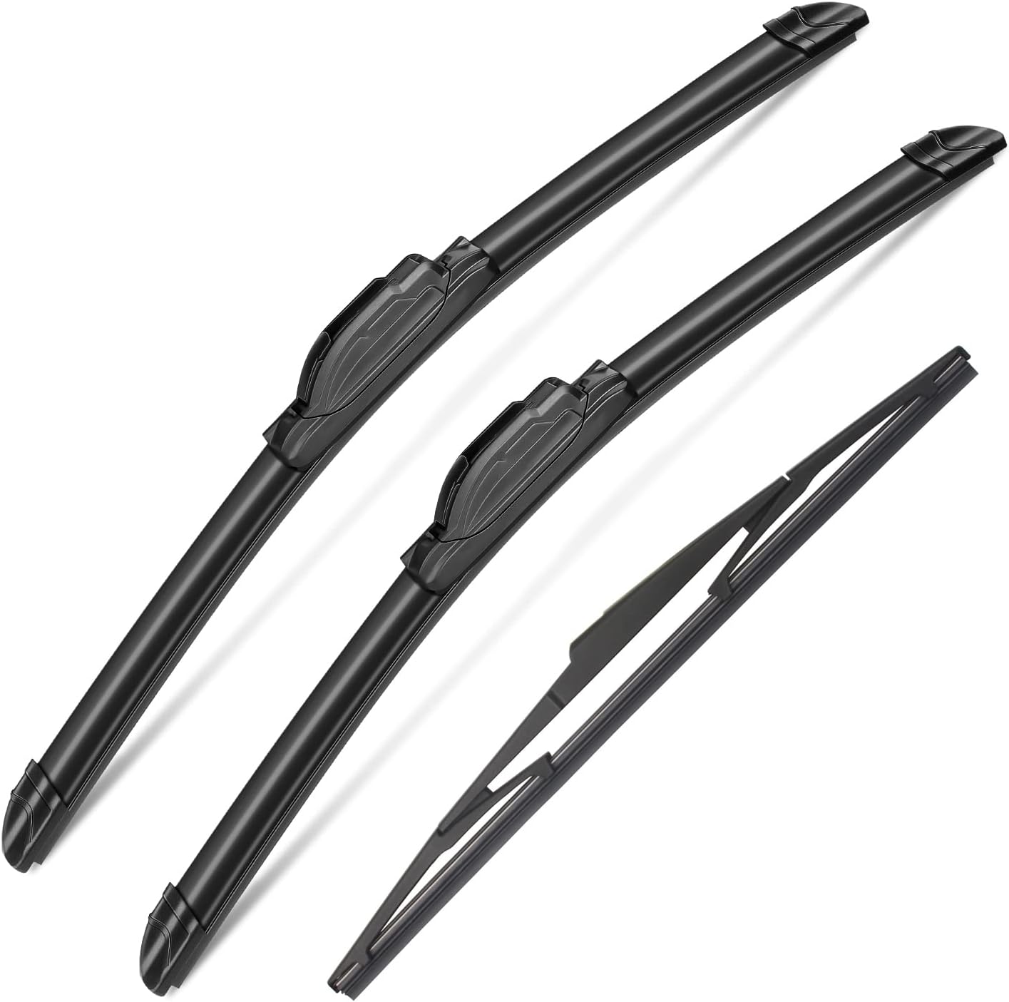 3Pcs Windshield Wipers Blades for Nissan Versa 2007 2008 2009 2010 2011, Original Equipment Replacement Automotive Replacement Windshield Wiper Blades for My Car- 26"/14"/14D" (Pack of 3) J- HOOK