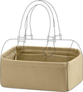 DGAZ Silk Purse Organizer Insert Fits LV Speedy 16/20/25/30/35/40/45 bags，Silky Smooth Bag Organizer，Luxury Handbag & Tote Shaper(S2 trench,SP16)