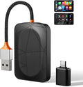 CarPlay Adapter,USB Dongle Plug & Play Dongle Converts Compatible for CarPlay & Android Auto,Fast Auto Connect,Compatible for iOS 10+ & Most Cars 2015-2025