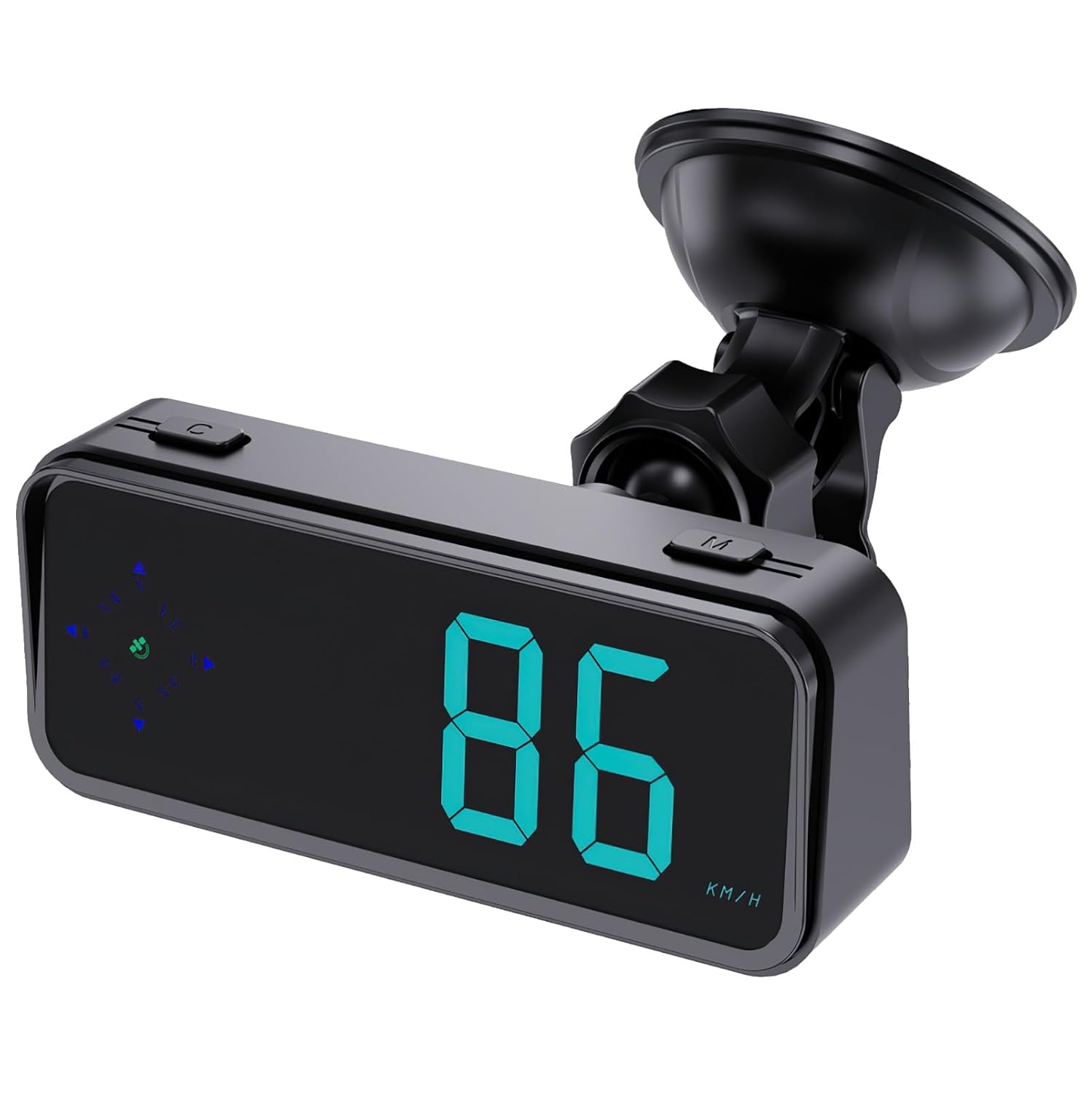 GPS Digital Speedometer for Car MPH, Universal HUD Speed Meter with LED Large Font, Plug Play for Car Truck Motor SUV Golf Cart All Vehicles (Digital Speedometer with Bracket)