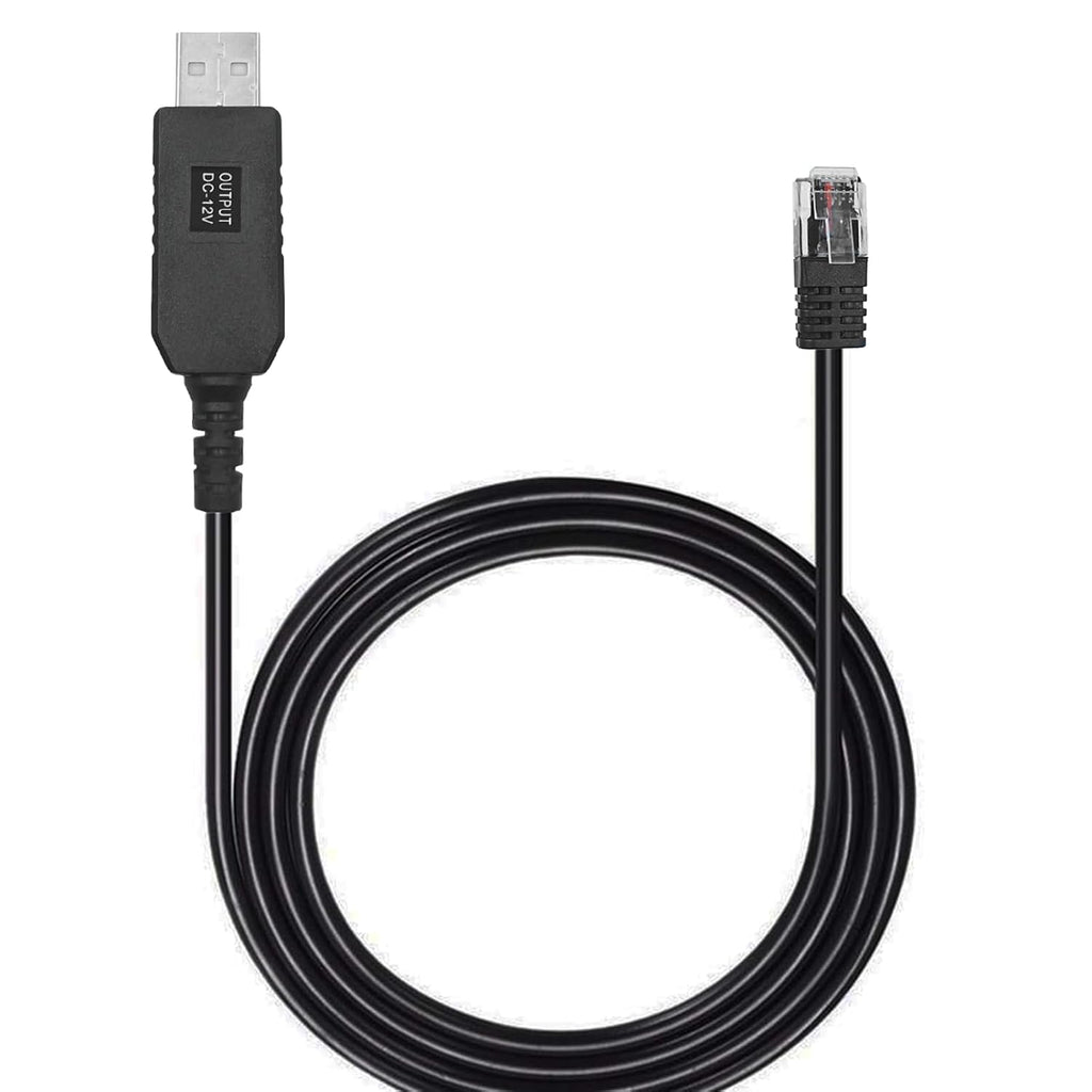 Radar Detector Cable for Escort Passport 9500ix, Beltronics, Uniden R1 R3 R7, USB to RJ11 Plug Cable 5Ft