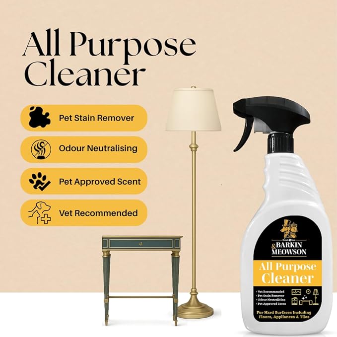 Barkin & Meowson Odor Neutralizing All Purpose Cleaner Spray 450ml / 15.83 fl.oz - Cleaning Spray for Hard Surfaces