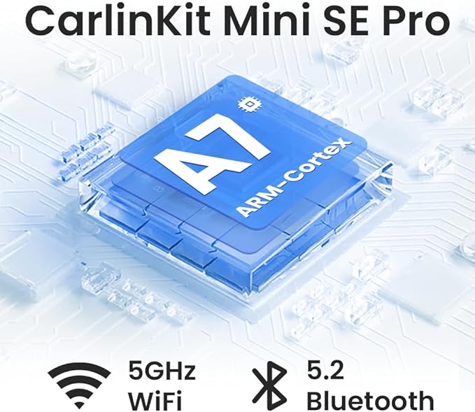 Carlinkit 5.0 SE Pro Wireless Android Auto & CarPlay Adapter,Convert Wired to Wireless for OEM Vehicles (Model Year: 2015 to 2026) Compatible with Wired CarPlay & Android Auto Cars