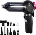 Car Vacuum Portable Handheld Cordless Vacuums, 20000PA Suction, 6000mAh Blower, Window Breaker, Seatbelt Cutter for Car, Home & Office Cleaning