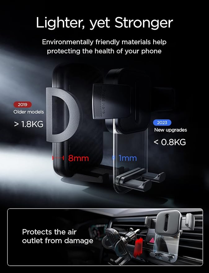 LISEN for MagSafe Car Mount Magnetic Phone Holder for Your Car Magnet Air Vent Cell Phone Holder Mount Car Accessories Gift for Men Women fit iPhone 17-12 Dashboard Mount Kits