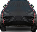Breathable New Material, Waterproof Car Cover, Locks and Zipper Doors, Sunscreen Waterproof UV Prevention Snowproof Wind and Windproof,Suitable for Indoor Outdoor,for Pickup 230"-260",B9