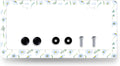 Cute Blue Daisy Flowers License Plate Frame Colorful Floral License Plate Holder Stainless Steel Colorful Car Accessories Decoration 6.3"X12.3" with 2 Holes Screws