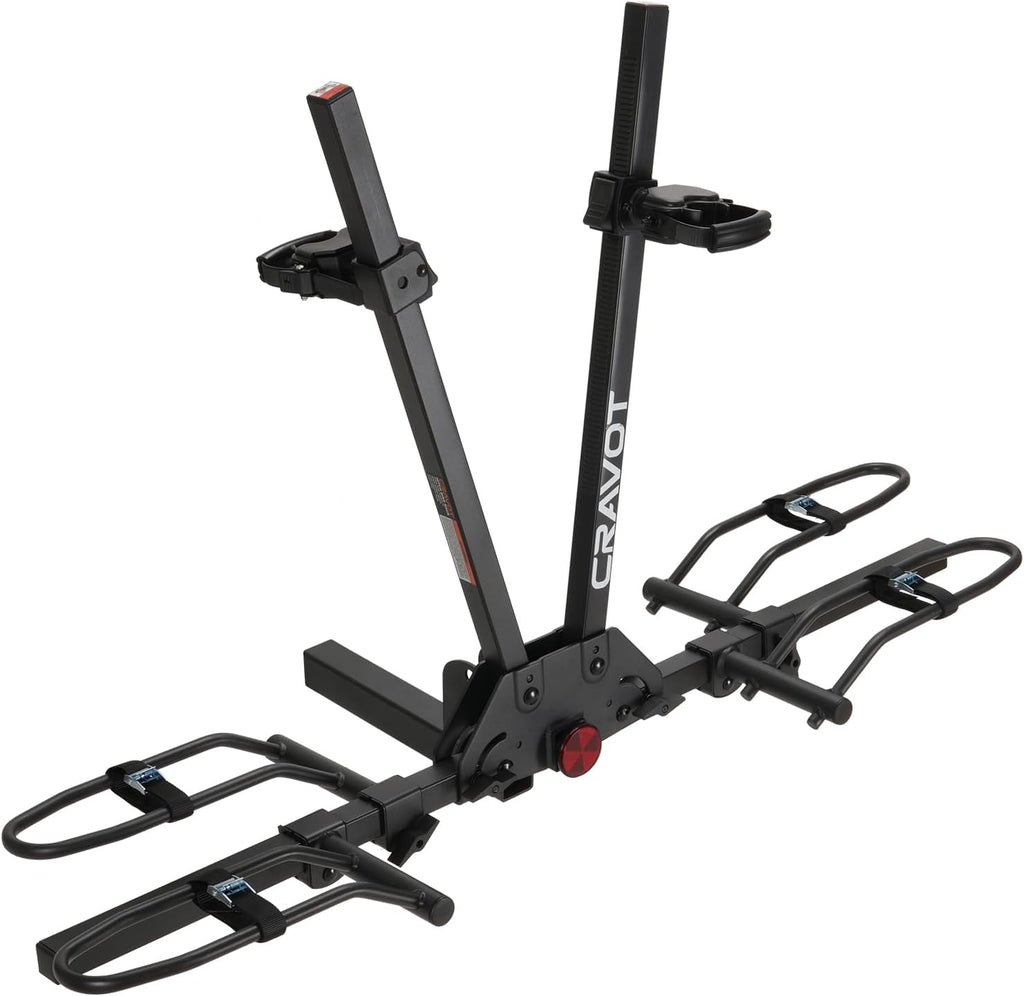 MagRack F2 200 lbs Capacity Electric Bike Rack, No Installation Bike Carrier for 2 Bike, Folding Bike Racks for Tow Hitch 2'' Receiver Cars Trucks SUVs Minivans RV, Trailer