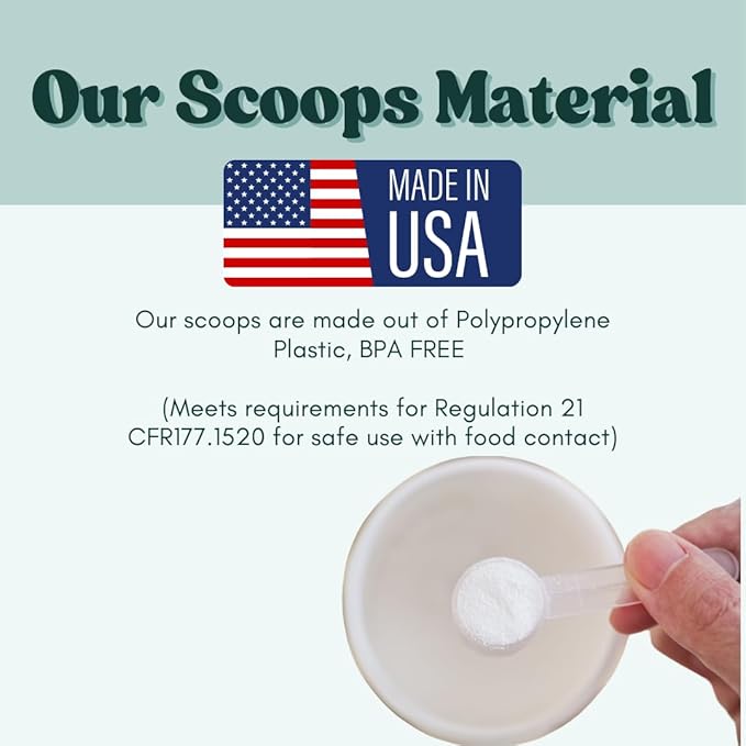 1.5 mL (1.5 CC) Long Handle Scoop for Measuring Coffee, Pet Food, Grains, Protein, Spices and Other Dry Goods (Pack of 100)