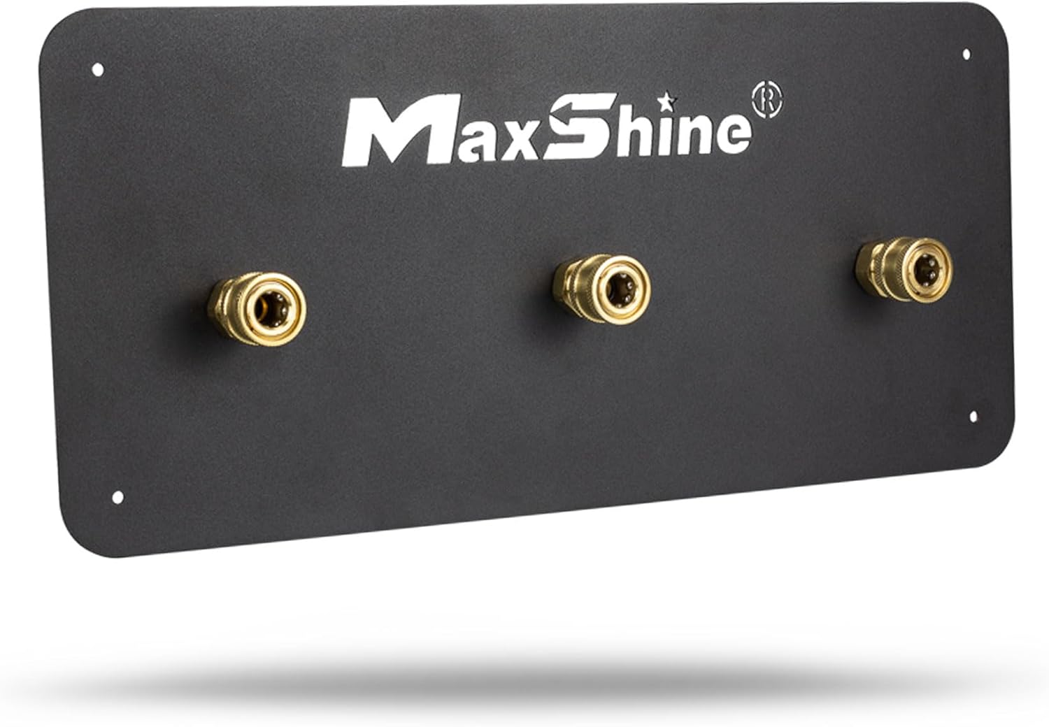 Maxshine Universal Foam Cannon Holder – Wall-Mounted Organizer for Garage & Mobile Detailing – Holds 3 Foam Cannons & Spray Bottles – Compatible with 1/4” Quick Connect