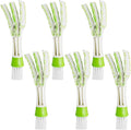 Mini Duster for Car Air Vent, SENHAI Set of 6 Automotive Air Conditioner Cleaner and Brush, Dust Collector Cleaning Cloth Tool for Keyboard Window Leaves Blinds Shutter