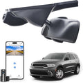 Mangoal Front 4K & Rear 1080P Dash Cam Custom Fit for Dodge Durango 2016 2017 2018 2019 2020 2021 2022 2023 2024 2025 2026 (Model C), Citadel GT GT Plus SRT,Integrated OEM Look,UHD 2160P,128GB Card