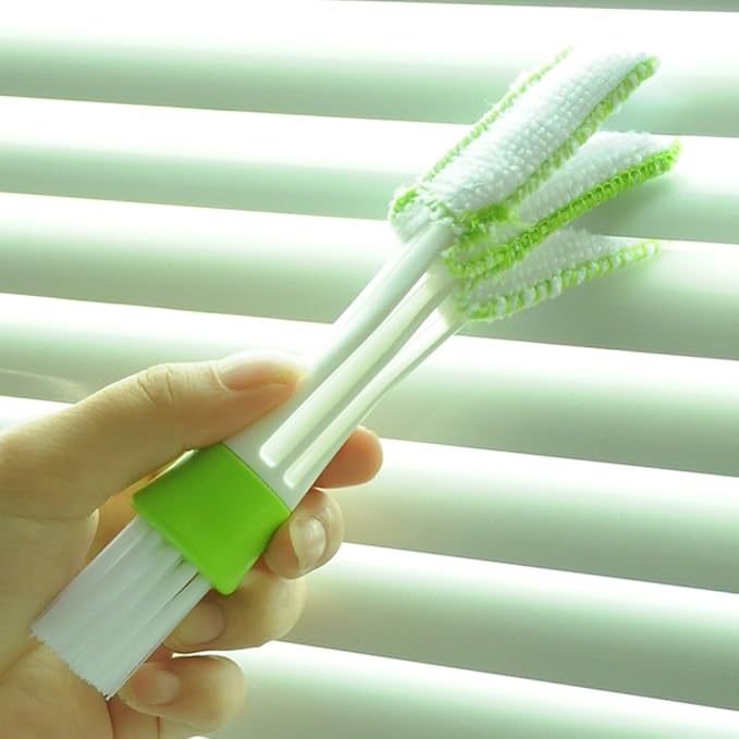 Mini Duster for Car Air Vent, SENHAI Set of 6 Automotive Air Conditioner Cleaner and Brush, Dust Collector Cleaning Cloth Tool for Keyboard Window Leaves Blinds Shutter