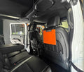 SPIDERWEBSHADE Seatback Sac - Backseat Car Storage Organizer - Large Mesh Pocket for Organizing Snacks, Toys, Tablets, Phones, Car Travel Accessories - Universal for Most Vehicles (Orange)