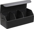 AUTOARK Leather Car Trunk Organizer,Durable Collapsible Adjustable Compartments Cargo Storage,Extra Large Capacity,AK-151