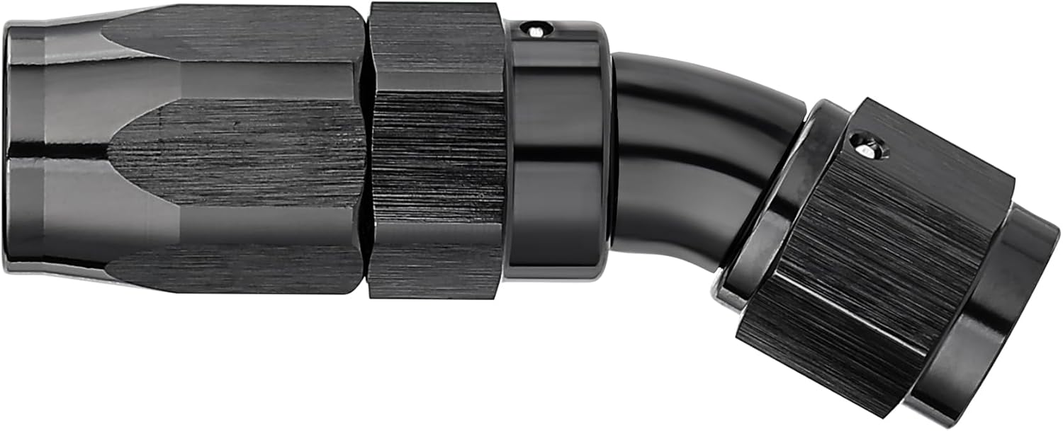 EVIL ENERGY 4AN 30 Degree One Piece Full Flow Hose End Fitting Swivel For CPE Braided Hose