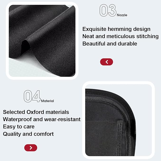 Car Backseat Organizer with Foldable Table Tray, 6 Storage Pocket Vehicle Seat Back Protector Kick Mat with Touch Screen Phone Holder, Auto Seat Organizer for Travel, Universal Fit (Black)
